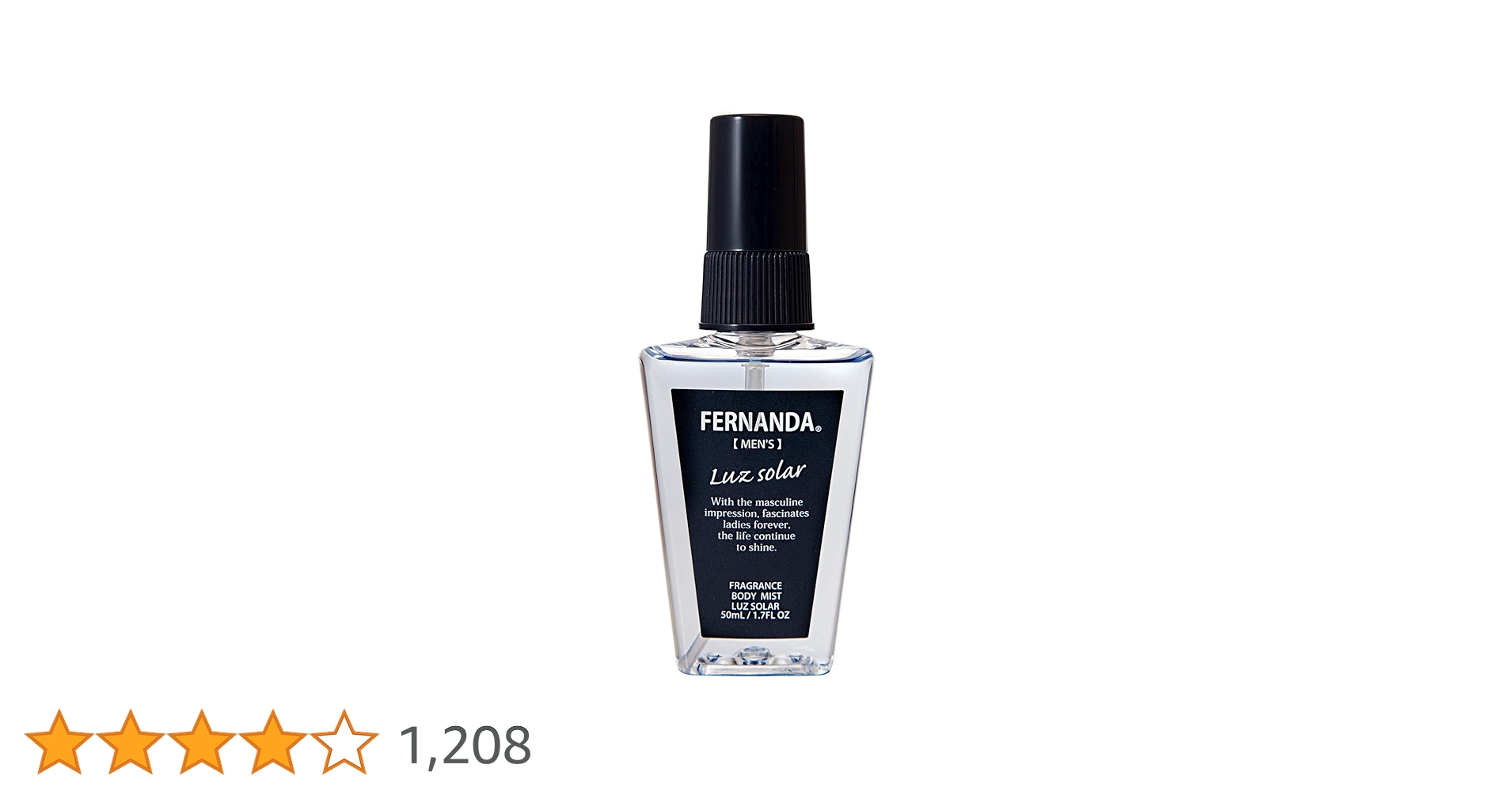 Amazon.co.jp: FERNANDA(フェルナンダ) Body Mist For MEN Luz Solar